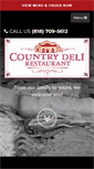 Mobile Screenshot of countrydelirestaurant.com